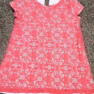 Peach  2T girls tee